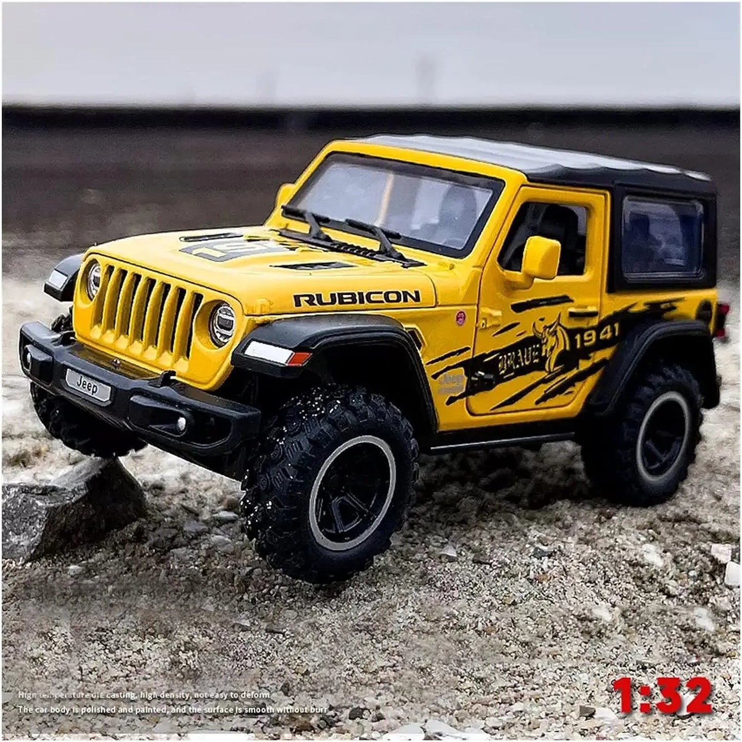 Wrangler Rubicon Thar Jeep Scale Model Diecast Metalcar - All Size