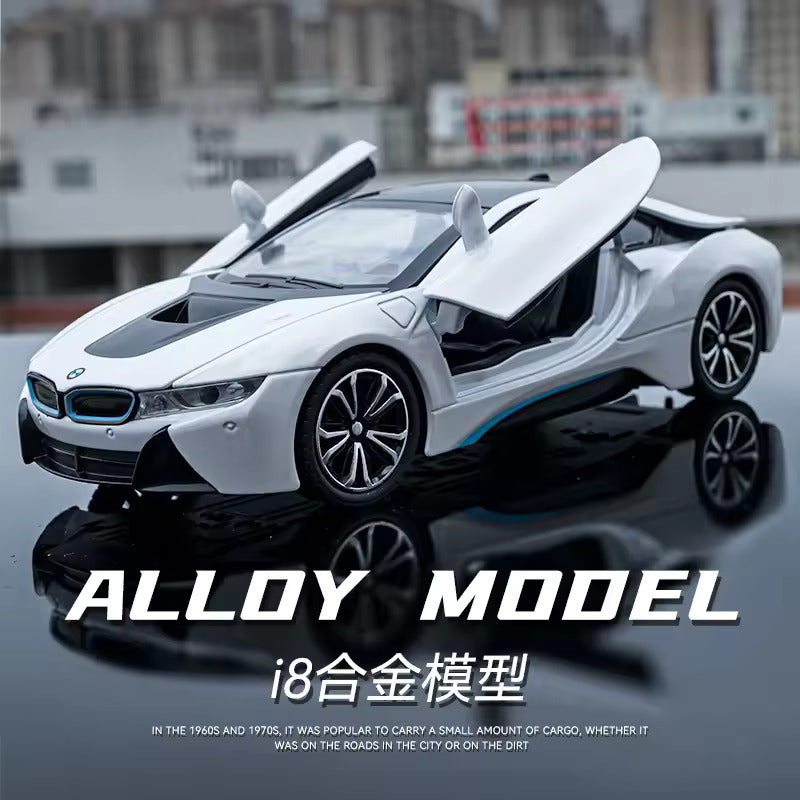 Compatible For Bmw I8 Scale Model Diecast Metalcar - All Size