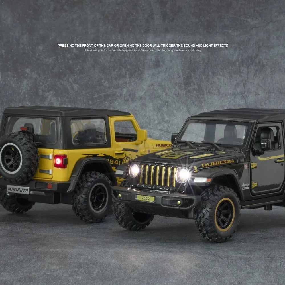 Wrangler Rubicon Thar Jeep Scale Model Diecast Metalcar - All Size