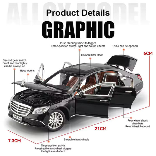 Rolls Royce Wraith Mansory Scale Model Diecast Metalcar - All Size