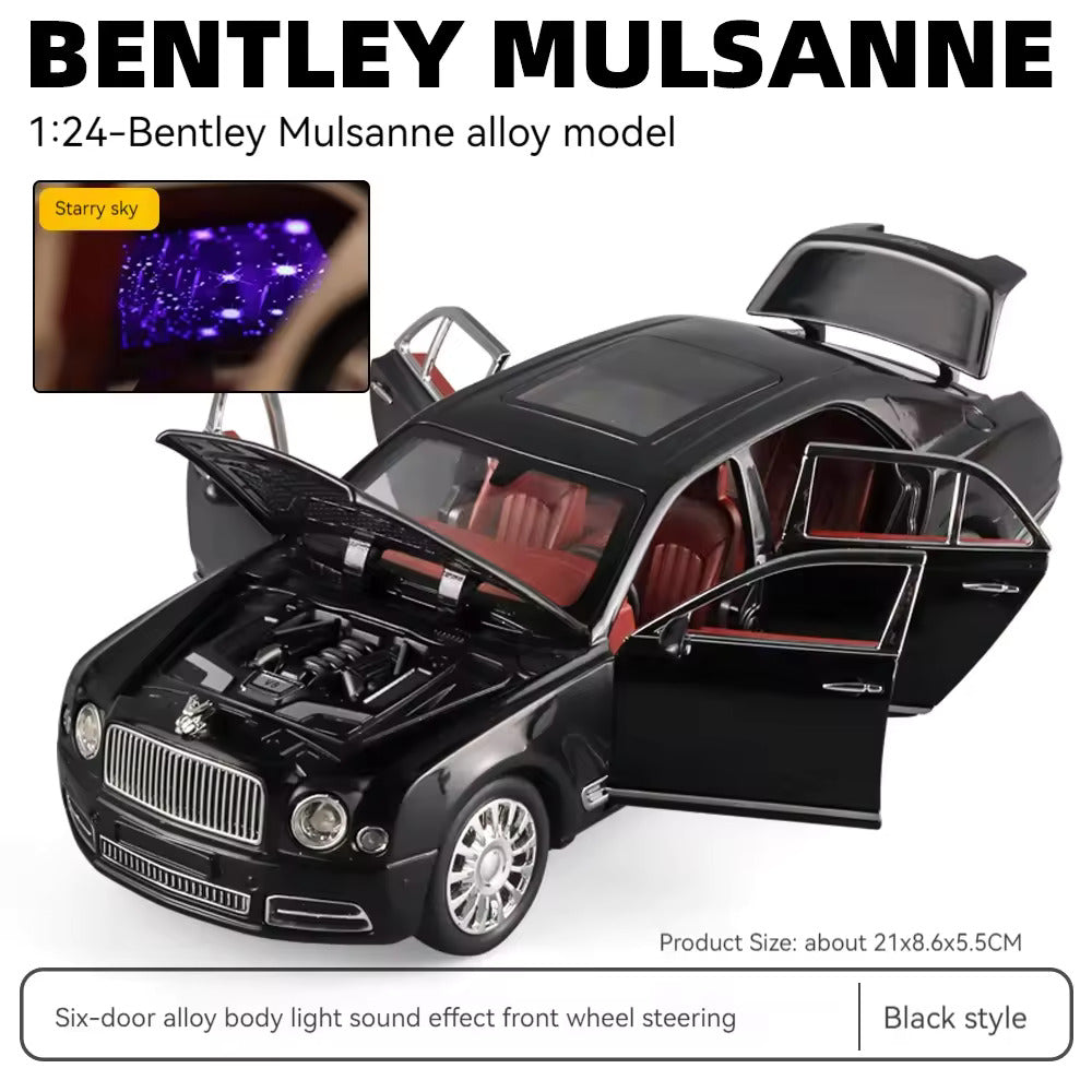 Bentley Mulsanne Scale Model Diecast Metalcar - All Size
