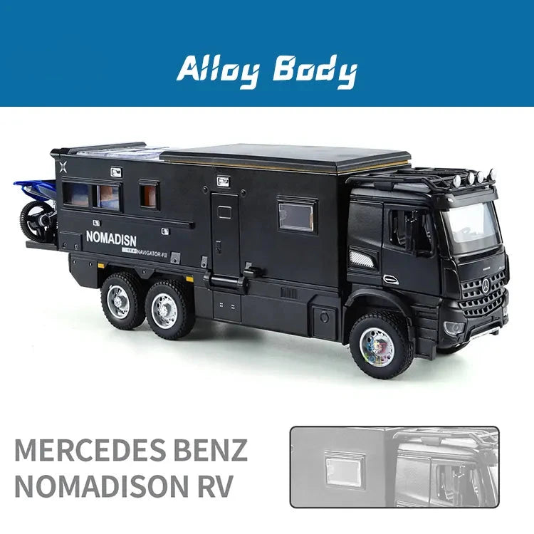 Mercedes-benz Nomadison Rv Scale Model Diecast Metalcar - All Size