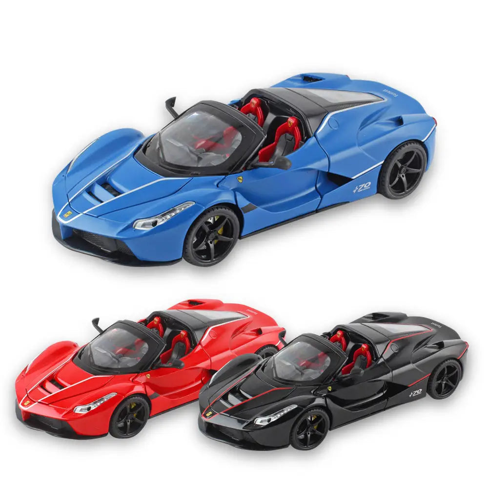 Big Size 1:24 Ferrari Rafa Roadster Sports Car Scale Model Diecast Metal Car