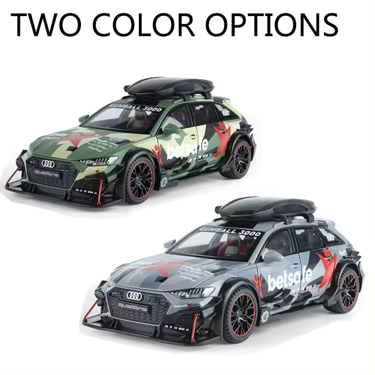 Audi Rs6 Militery Scale Model Diecast Metalcar - All Size