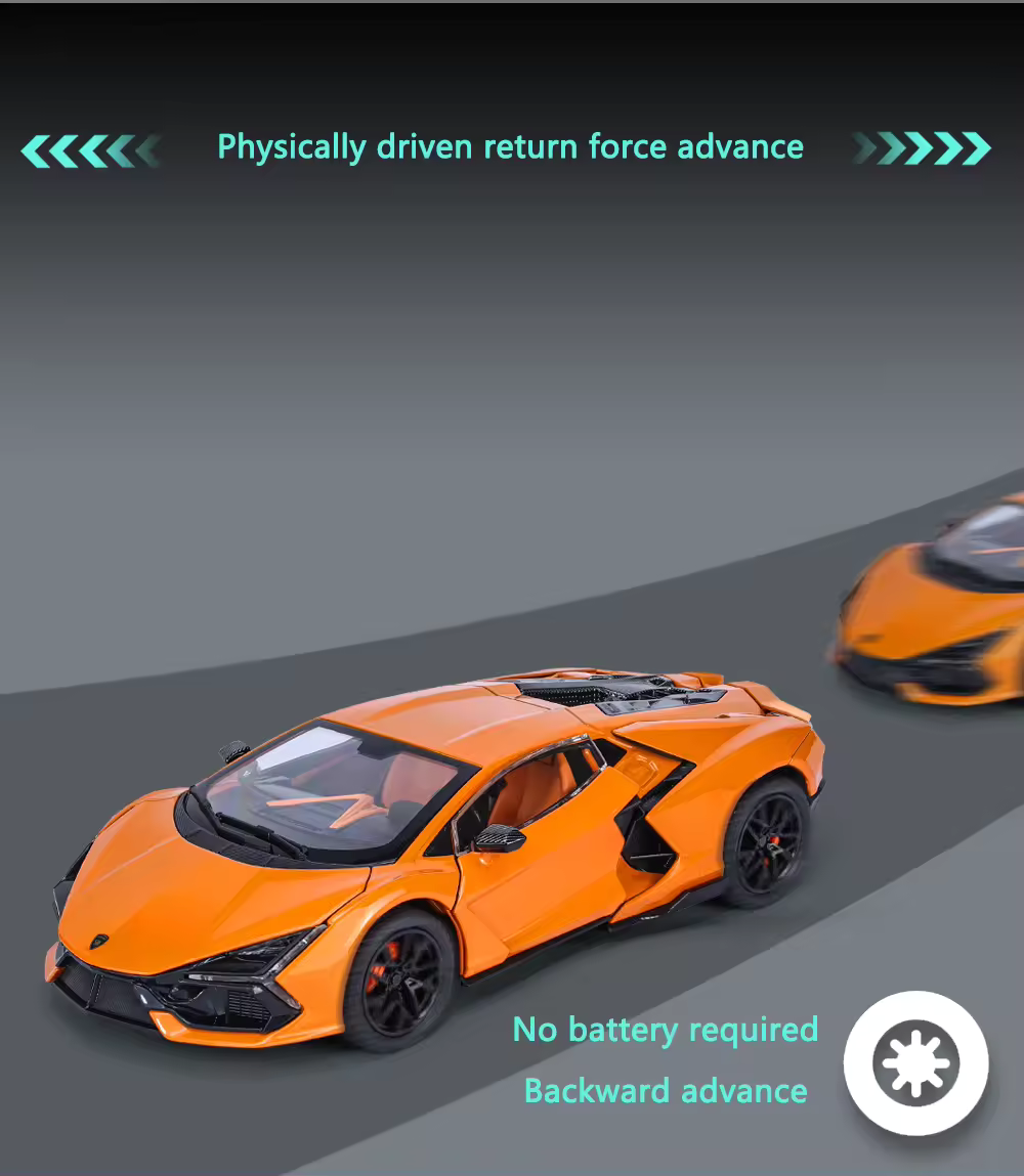 Lamborghini Revuelto Scale Model Diecast Metalcar