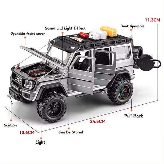 Mercedes-Benz G550 Brabus Travel Edition 1:24 diecast scale model car