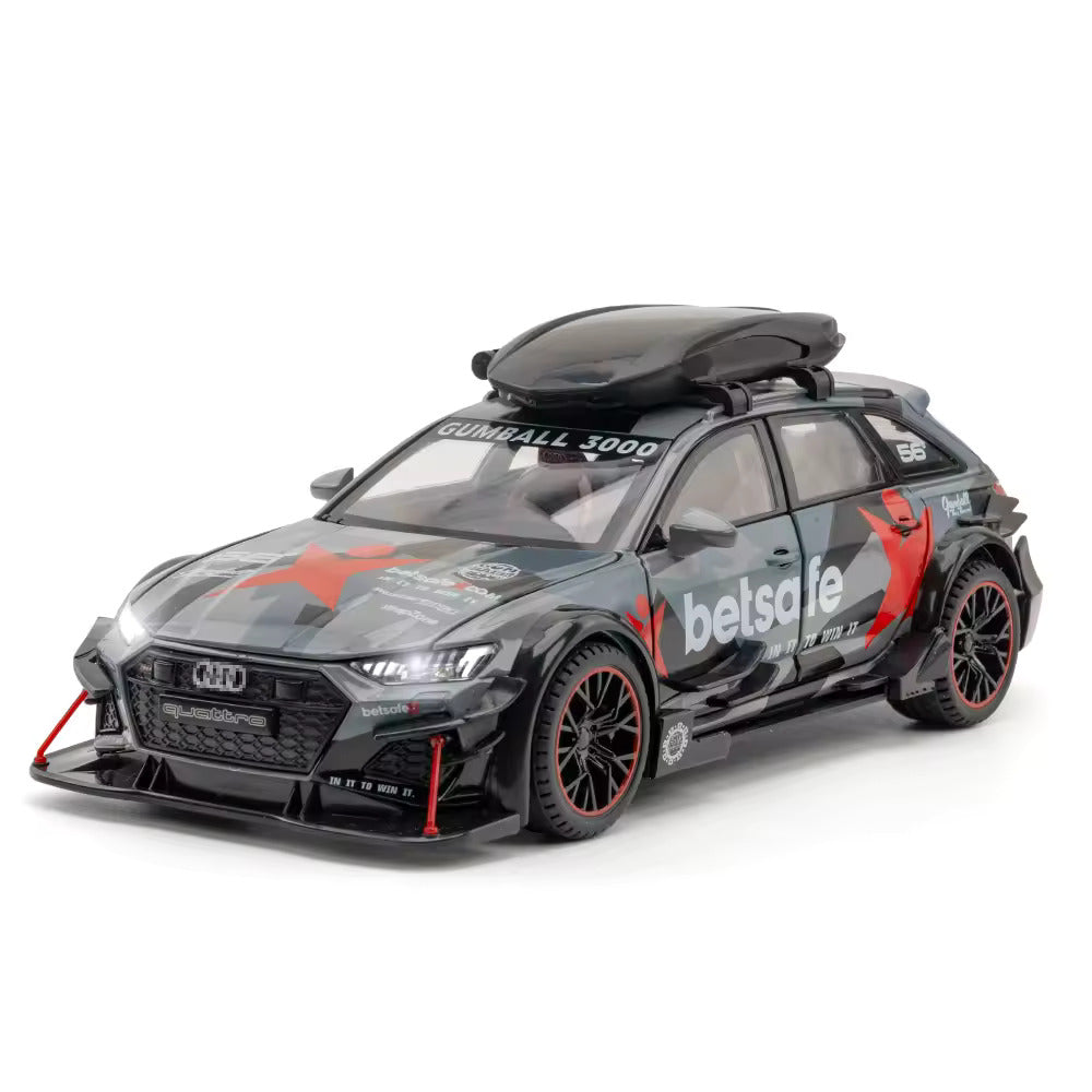 Audi Rs6 Militery Scale Model Diecast Metalcar - All Size