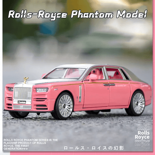 Rolls Royce Phantom Pink 1:24 Diecast Scale Model Car