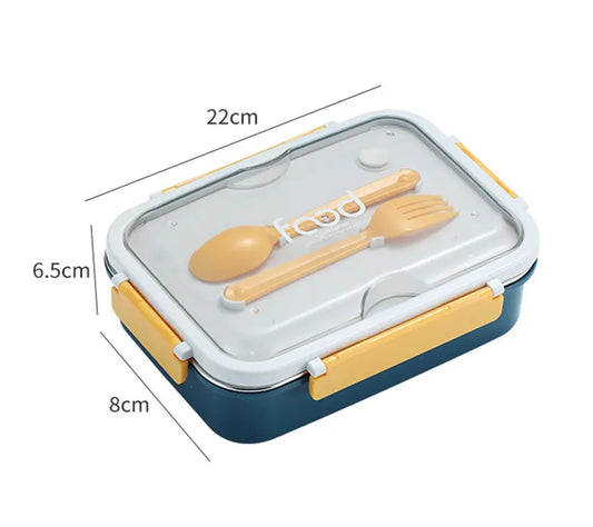 3 Compartment Stainless Steel Insulated Lunch Box for Kids