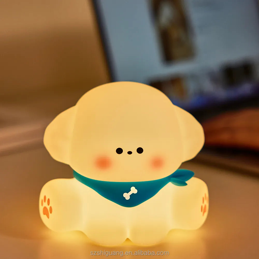 Puppy Night Light for Kids Lamp