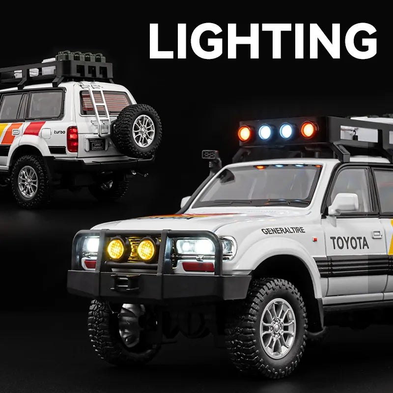 Toyota Land Cruiser LC80 Scale Model Diecast Metalcar