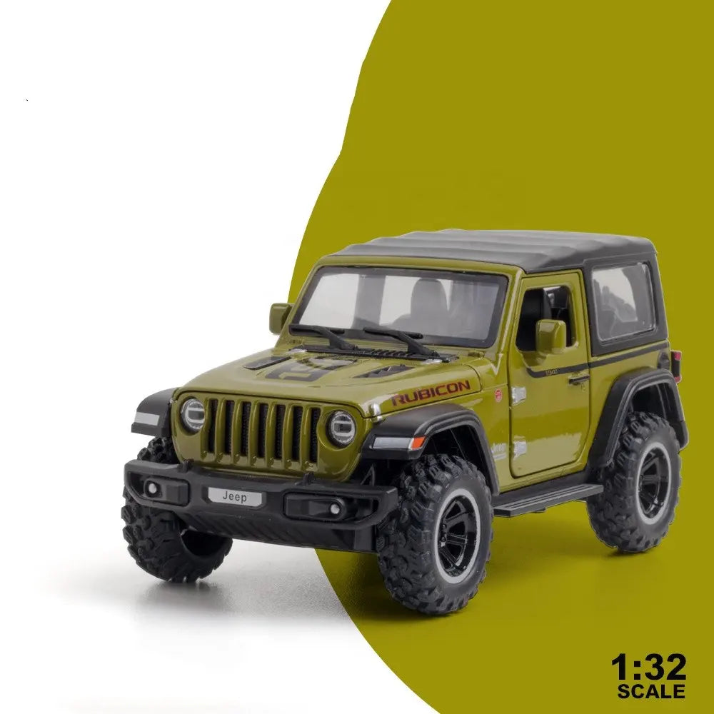 Wrangler Rubicon Thar Jeep Scale Model Diecast Metalcar - All Size
