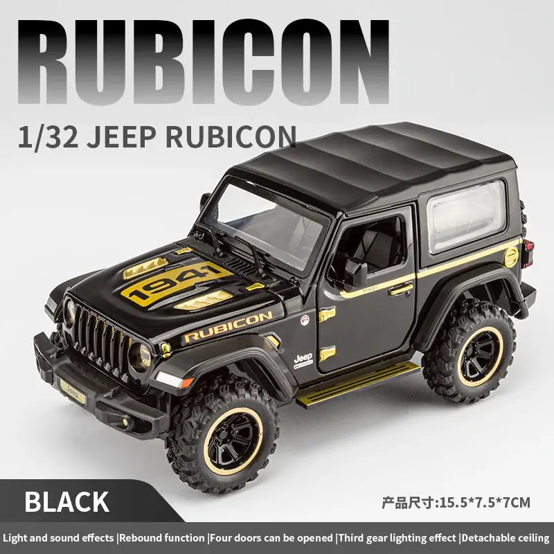 Wrangler Rubicon Thar Jeep Scale Model Diecast Metalcar - All Size