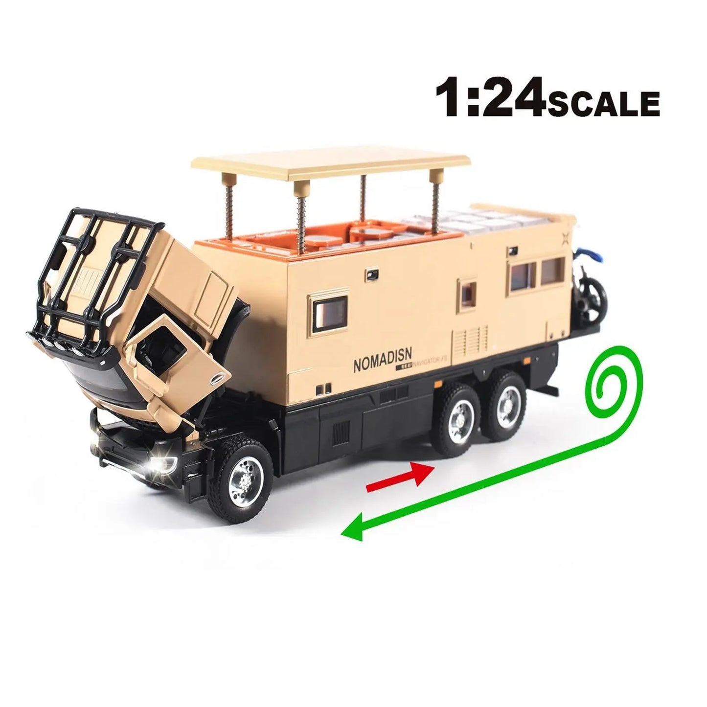 Mercedes-benz Nomadison Rv Scale Model Diecast Metalcar - All Size