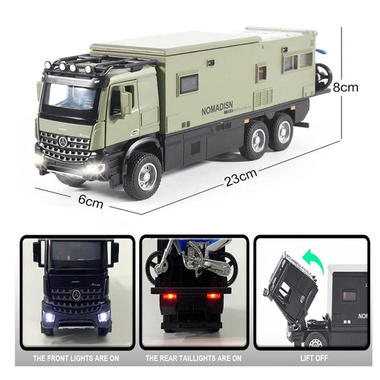 Mercedes-benz Nomadison Rv Scale Model Diecast Metalcar - All Size