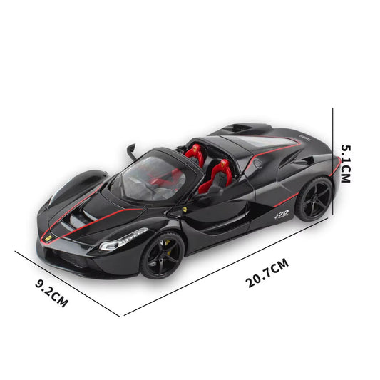 Big Size 1:24 Ferrari Rafa Roadster Sports Car Scale Model Diecast Metal Car