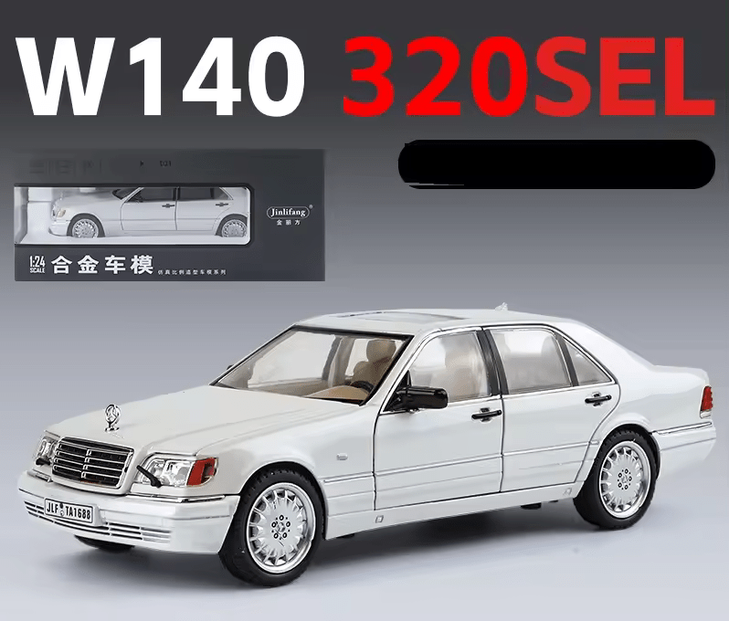 Mercedes-benz W140 320sel Scale Model Diecast Metalcar