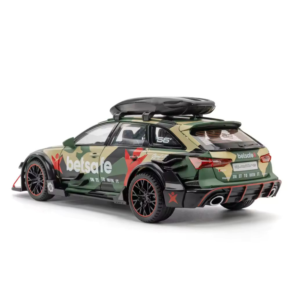 Audi Rs6 Militery Scale Model Diecast Metalcar - All Size