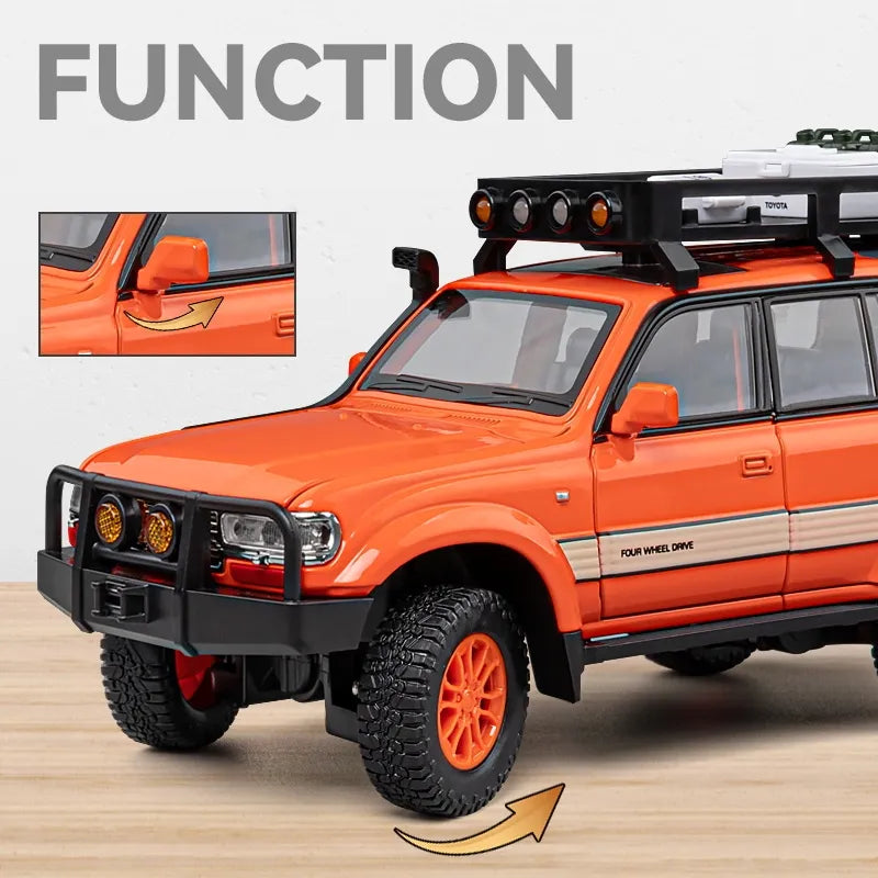 Toyota Land Cruiser LC80 Scale Model Diecast Metalcar