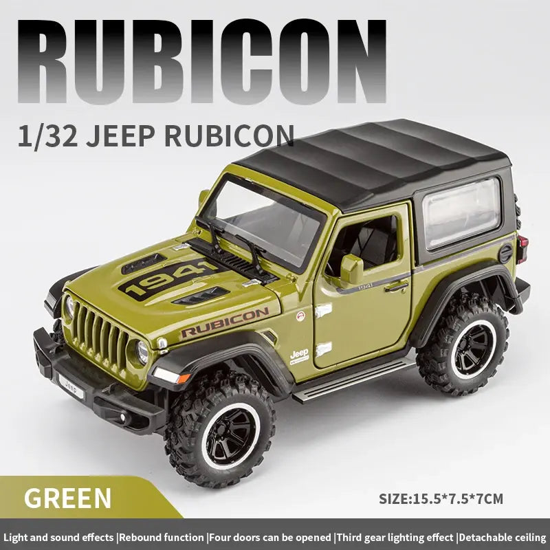 Wrangler Rubicon Thar Jeep Scale Model Diecast Metalcar - All Size