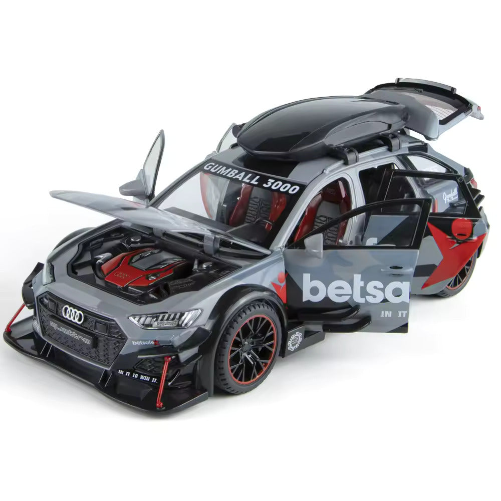 Audi Rs6 Militery Scale Model Diecast Metalcar - All Size