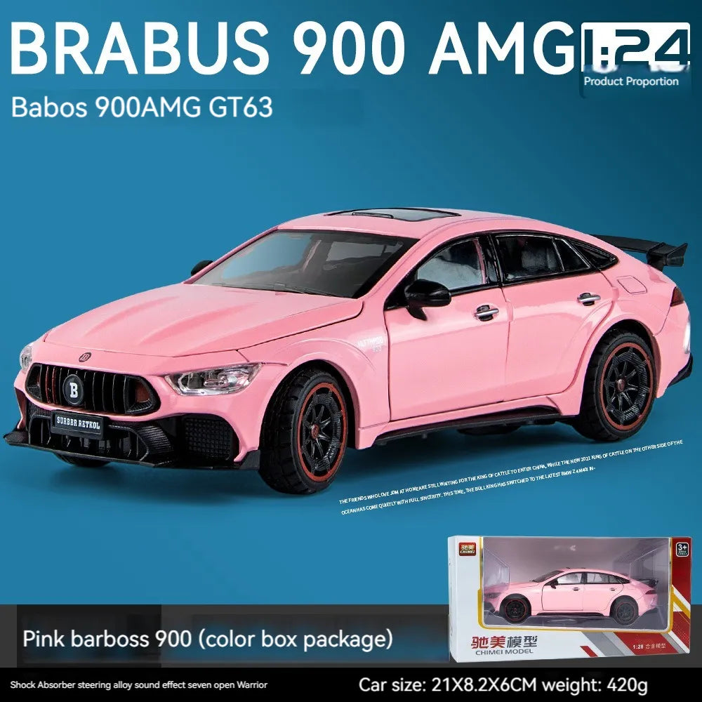 Mercedes Brabus Amg Rocket 900 Scale Model Diecast Metalcar - All Size