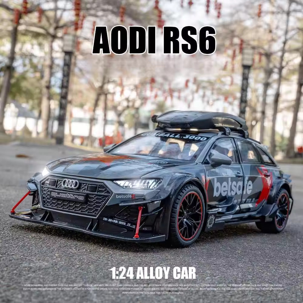 Audi Rs6 Militery Scale Model Diecast Metalcar - All Size