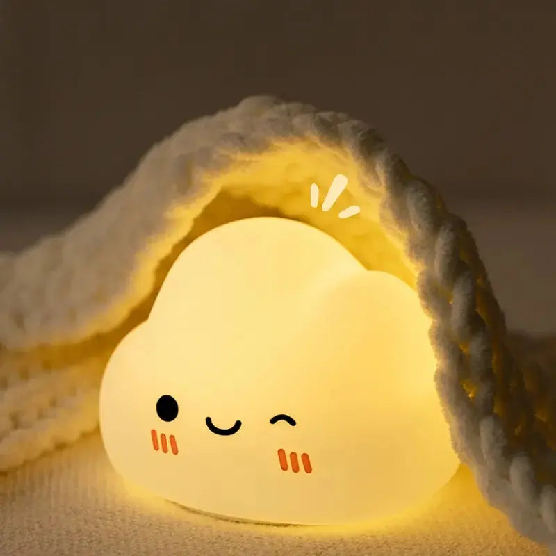 Cloud Shape Silicone Pat Lamp