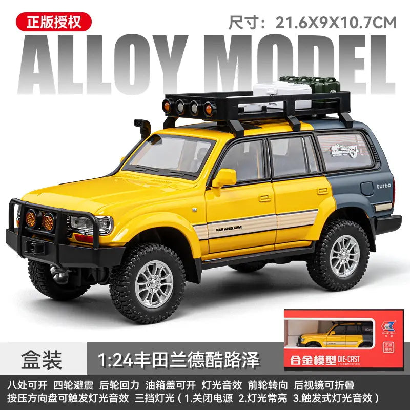Toyota Land Cruiser LC80 Scale Model Diecast Metalcar