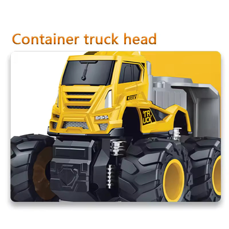 1:43 Metal Toys Alloy Diecast Truck Set Toy, Diecast Miniature Car Model (Pack of 1-Multicolor) (Salling Transport Truck)