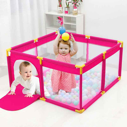 KYARA TOYS Baby Playpen, Portable Play Yard for Kids Indoor And Outdoor Multicolor (50 Free Balls On Prepaid Orders) - Kyaratoy.com
