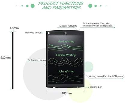 Premium LCD Re-Writing Paperless Tablet-Advance & Portable 8.5 inch