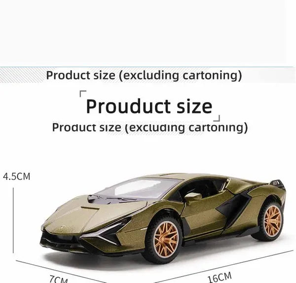 Lamborghini Sian Scale Model Diecast Metalcar - All Size