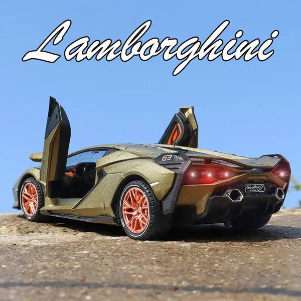 Lamborghini Sian Scale Model Diecast Metalcar - All Size