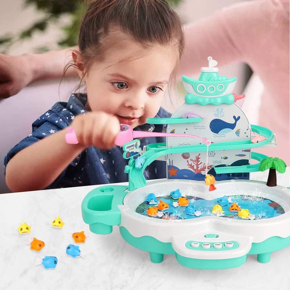 Premium Magnetic Baby Fishing Toy Set, in Fishing Game for