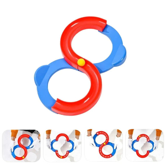 Premium 8 Shape Infinite Loop Interaction Balancing Track Toy Creative - Multicolor