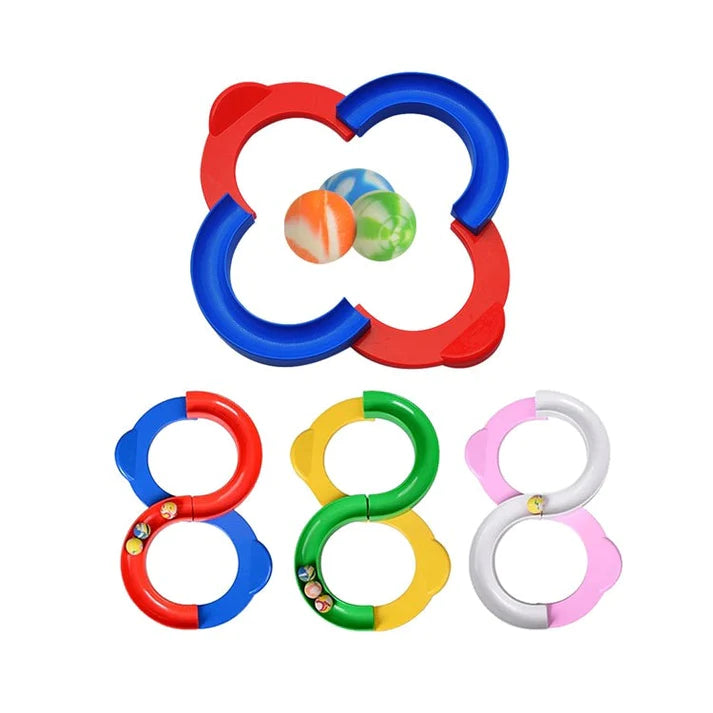 Premium 8 Shape Infinite Loop Interaction Balancing Track Toy Creative - Multicolor