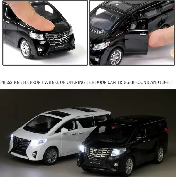 Toyota Alphard Scale Model Diecast Metalcar - All Size