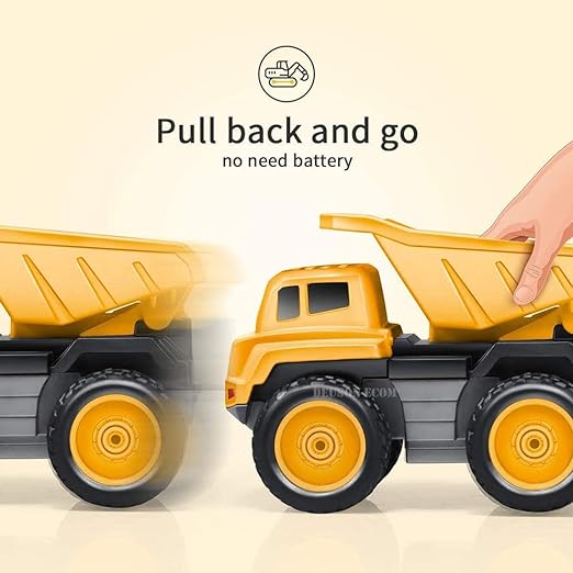 Unbreakable Construction Bulldozer Excavator Loader Truck Vehicles for Kids Building Vehicle Engineer