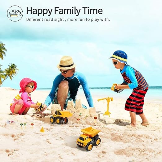 Unbreakable Construction Bulldozer Excavator Loader Truck Vehicles for Kids Building Vehicle Engineer