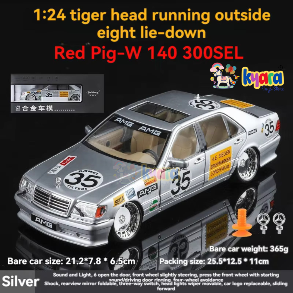 Mercedes Benz W140 300sel Scale Model Diecast Metalcar - All Size