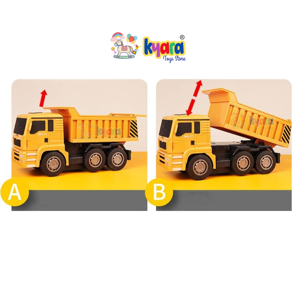 REMOTE CONTROL DUMP TRUCK TOYS RC DUMP TRUCK GIFT TOYS FOR AGES 8, 9, 10, 11+ 6 CHANNEL CONSTRUCTION TOYS REMOTE CONTROL DUMP TRUCK FOR BOYS