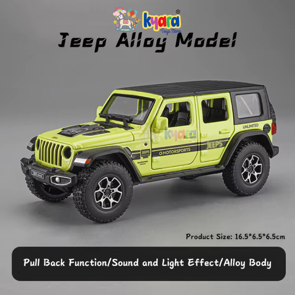 Wrangler Rubicon Thar Jeep Scale Model Metal Car- All Model