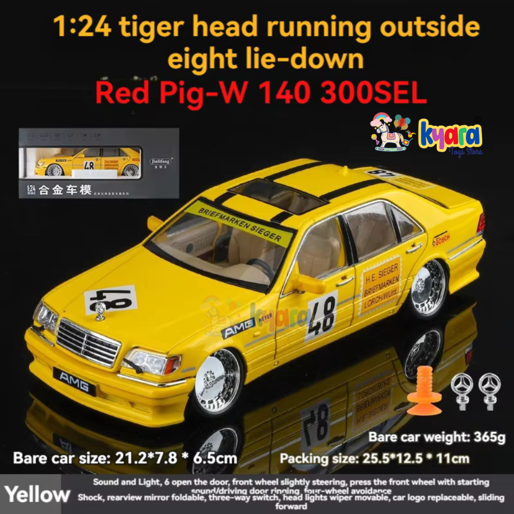 Mercedes Benz W140 300sel Scale Model Diecast Metalcar - All Size