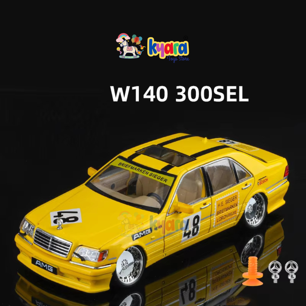 Mercedes Benz W140 300sel Scale Model Diecast Metalcar - All Size