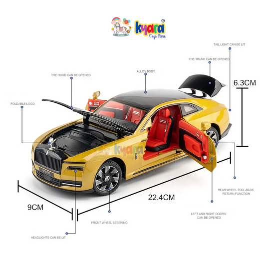 Rolls Royce Spectre Scale Model Diecast Metalcar - All Size