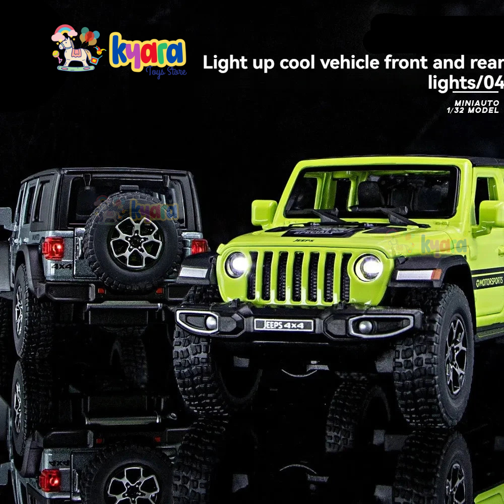 Wrangler Rubicon Thar Jeep Scale Model Metal Car- All Model