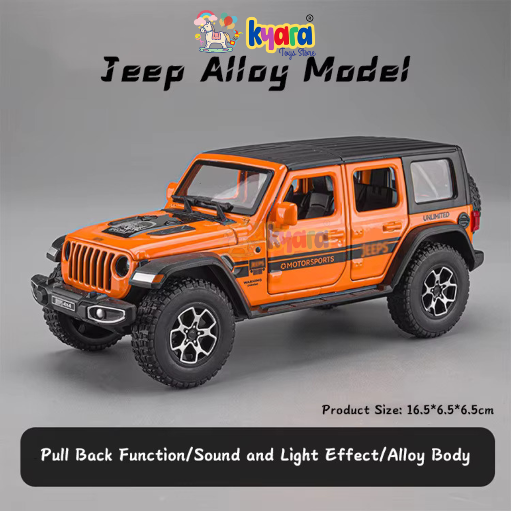 Wrangler Rubicon Thar Jeep Scale Model Metal Car- All Model