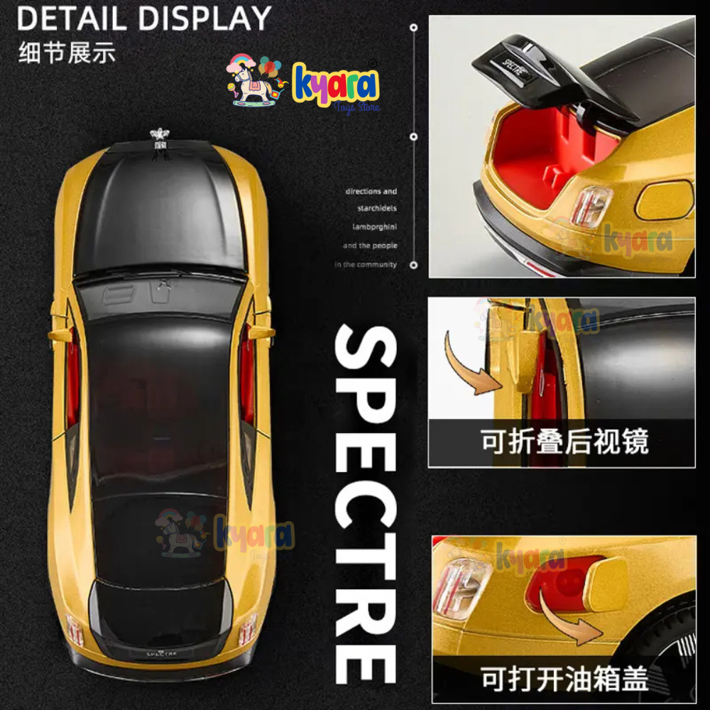 Rolls Royce Spectre Scale Model Diecast Metalcar - All Size