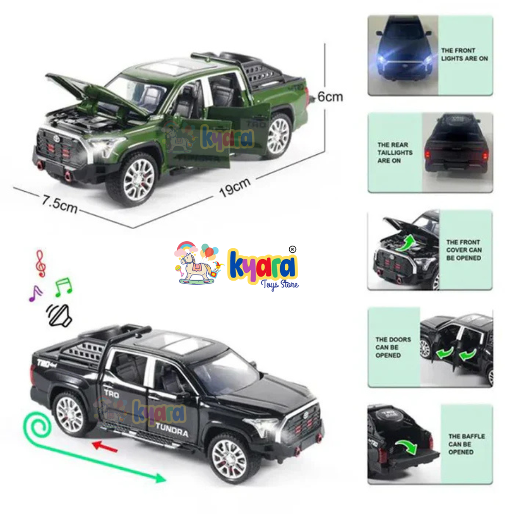 Toyota Tundra Scale Model Diecast Metalcar - All Size